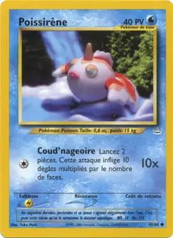 Poissirène — carte 45 de l’extension Neo Revelation
