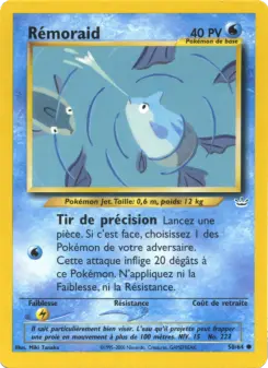 Rémoraid — carte 50 de l’extension Neo Revelation