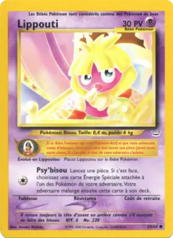 Lippouti — carte 54 de l’extension Neo Revelation