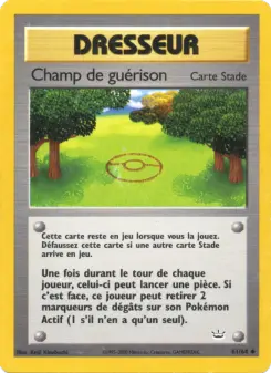 Champ de guérison — carte 61 de l’extension Neo Revelation