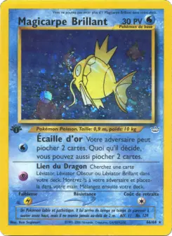 Magicarpe Brillant — carte 66 de l’extension Neo Revelation
