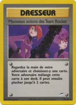 Mauvaises actions des Team Rocket — carte 103 de l’extension Neo Destiny