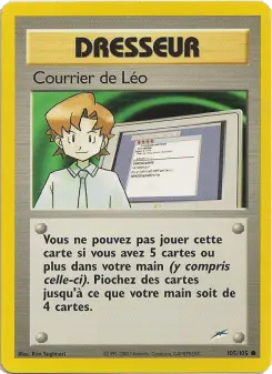 Courrier de Léo — carte 105 de l’extension Neo Destiny