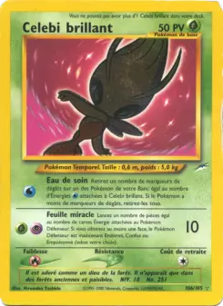 Celebi brillant — carte 106 de l’extension Neo Destiny
