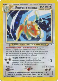 Dracolosse lumineux — carte 14 de l’extension Neo Destiny