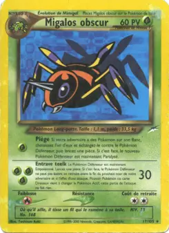Migalos obscur — carte 17 de l’extension Neo Destiny