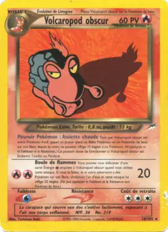 Volcaropod obscur — carte 18 de l’extension Neo Destiny