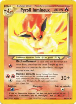 Pyroli lumineux — carte 46 de l’extension Neo Destiny