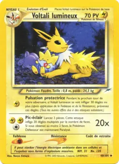 Voltali lumineux — carte 48 de l’extension Neo Destiny