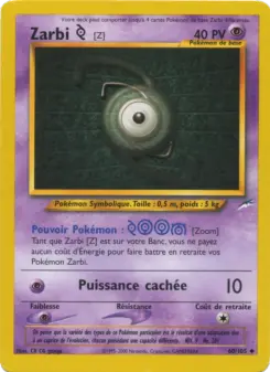 Zarbi Z — carte 60 de l’extension Neo Destiny