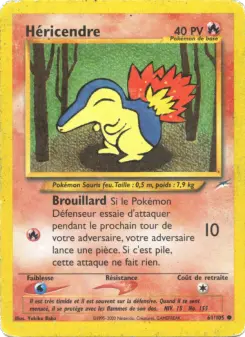 Héricendre — carte 61 de l’extension Neo Destiny