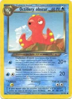 Octillery obscur — carte 62 de l’extension Neo Destiny