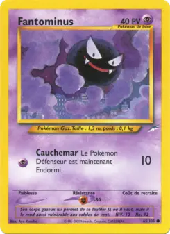 Fantominus — carte 65 de l’extension Neo Destiny