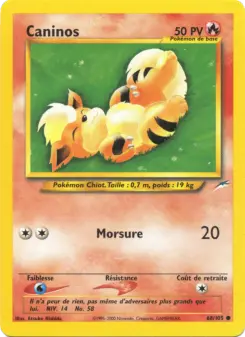 Caninos — carte 68 de l’extension Neo Destiny