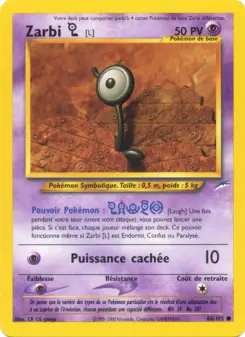 Zarbi L — carte 86 de l’extension Neo Destiny