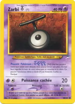 Zarbi T — carte 88 de l’extension Neo Destiny