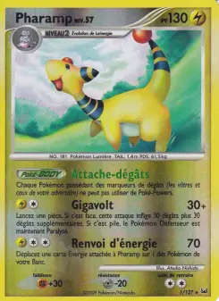 Pharamp — carte 1 de l’extension Platine