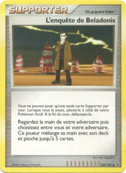 L'enquête de Beladonis — carte 109 de l’extension Platine