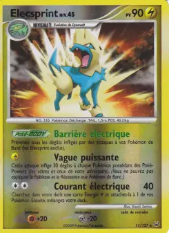 Élecsprint — carte 11 de l’extension Platine