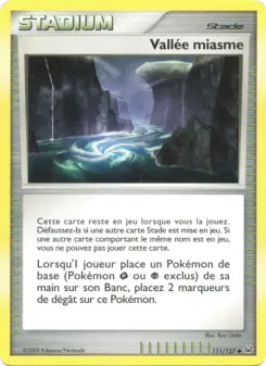 Vallée miasme — carte 111 de l’extension Platine