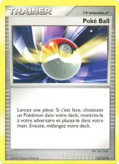 Poké Ball — carte 113 de l’extension Platine