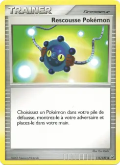 Rescousse Pokémon — carte 115 de l’extension Platine