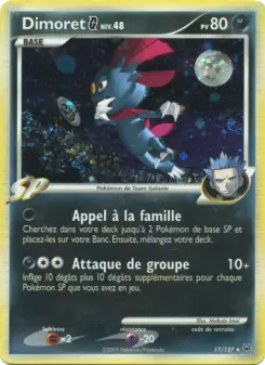 Dimoret — carte 17 de l’extension Platine