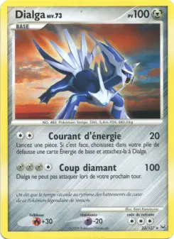 Dialga — carte 23 de l’extension Platine