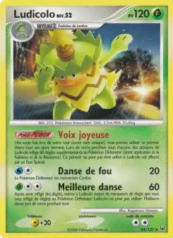 Ludicolo — carte 34 de l’extension Platine