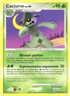 Cacturne — carte 42 de l’extension Platine
