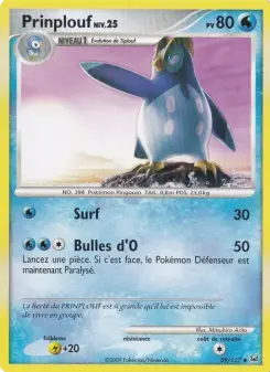 Prinplouf — carte 59 de l’extension Platine