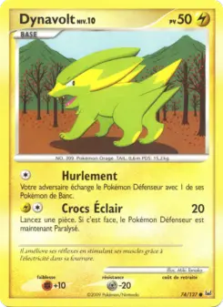 Dynavolt — carte 74 de l’extension Platine