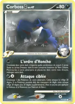 Corboss — carte 77 de l’extension Platine