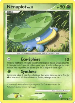 Nénupiot — carte 81 de l’extension Platine
