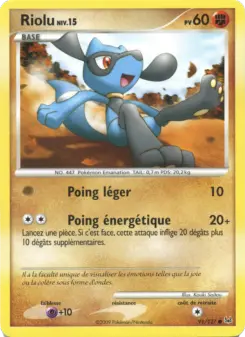 Riolu — carte 91 de l’extension Platine