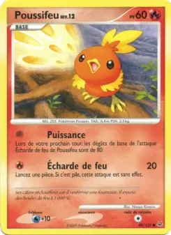 Poussifeu — carte 99 de l’extension Platine