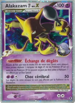 Alakazam Niv. X — carte 103 de l’extension Rivaux Émergeants