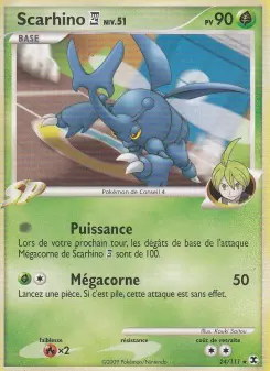 Scarhino  Niv. 51 — carte 24 de l’extension Rivaux Émergeants