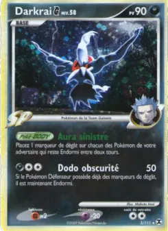 Darkrai  Niv. 58 — carte 3 de l’extension Rivaux Émergeants