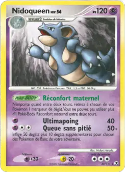 Nidoqueen Niv. 54 — carte 30 de l’extension Rivaux Émergeants