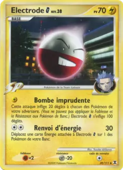 Electrode  Niv. 38 — carte 39 de l’extension Rivaux Émergeants