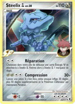 Steelix  Niv. 38 — carte 51 de l’extension Rivaux Émergeants