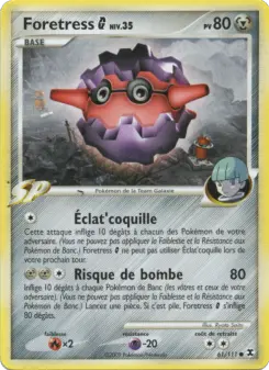 Forretress  Niv. 35 — carte 61 de l’extension Rivaux Émergeants