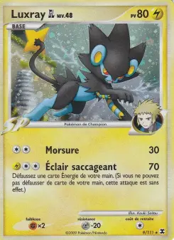 Luxray  Niv. 48 — carte 9 de l’extension Rivaux Émergeants