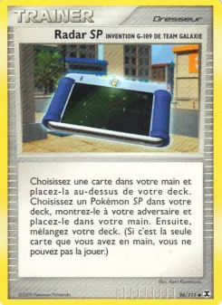 Radar SP Invention G-109 de Team Galaxie — carte 96 de l’extension Rivaux Émergeants
