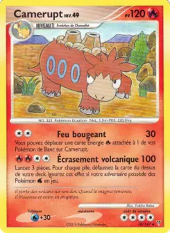 Camerupt — carte 18 de l’extension Vainqueurs Suprêmes