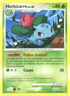 Herbizarre — carte 62 de l’extension Vainqueurs Suprêmes