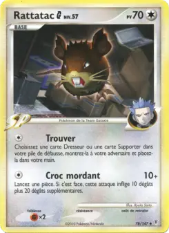 Rattatac — carte 78 de l’extension Vainqueurs Suprêmes