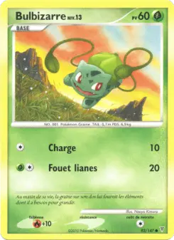 Bulbizarre — carte 93 de l’extension Vainqueurs Suprêmes
