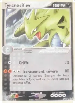 Tyranocif ex — carte 17 de l’extension POP Série 1